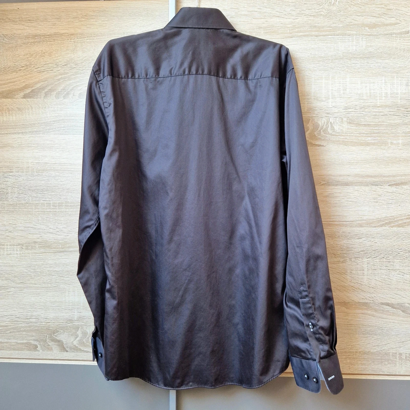 Camisa slim fit efecto satinado – photo 2